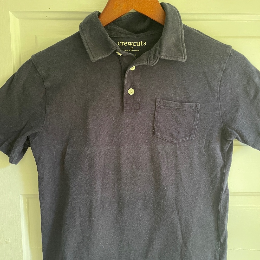 Boys J Crew Pigment Washed Polo
